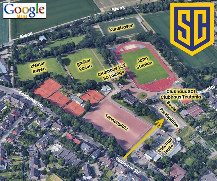 Anfahrt Jahn Sportanlage 2025